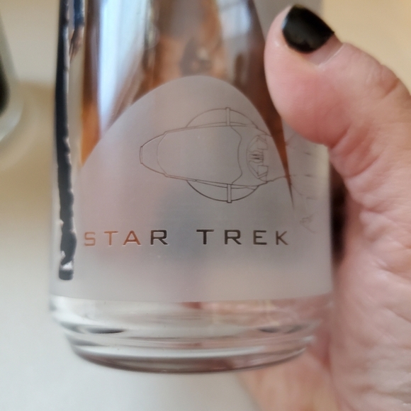 Star Trek Character Glass Set. Set Of 3. 2008 Burger King. Collectors. - Picture 3 of 3